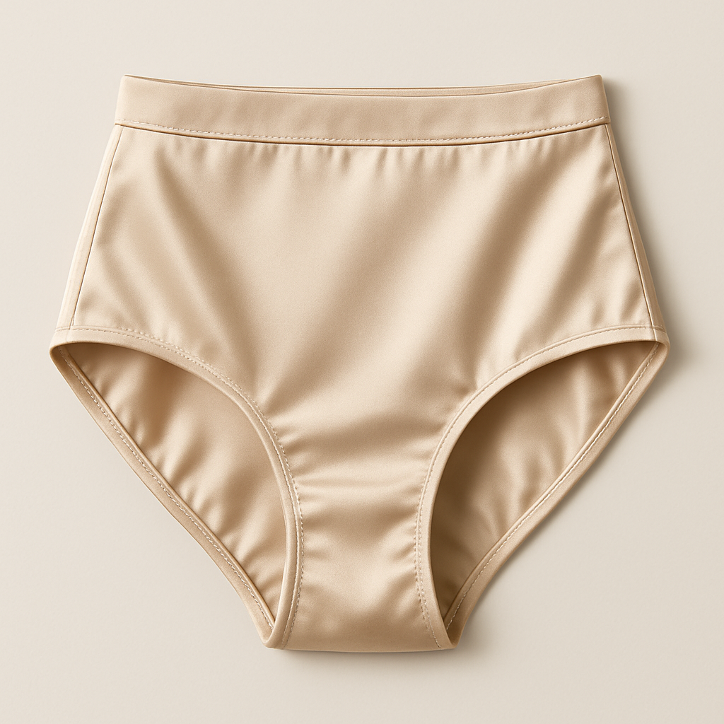 Satin High-Waist Briefs