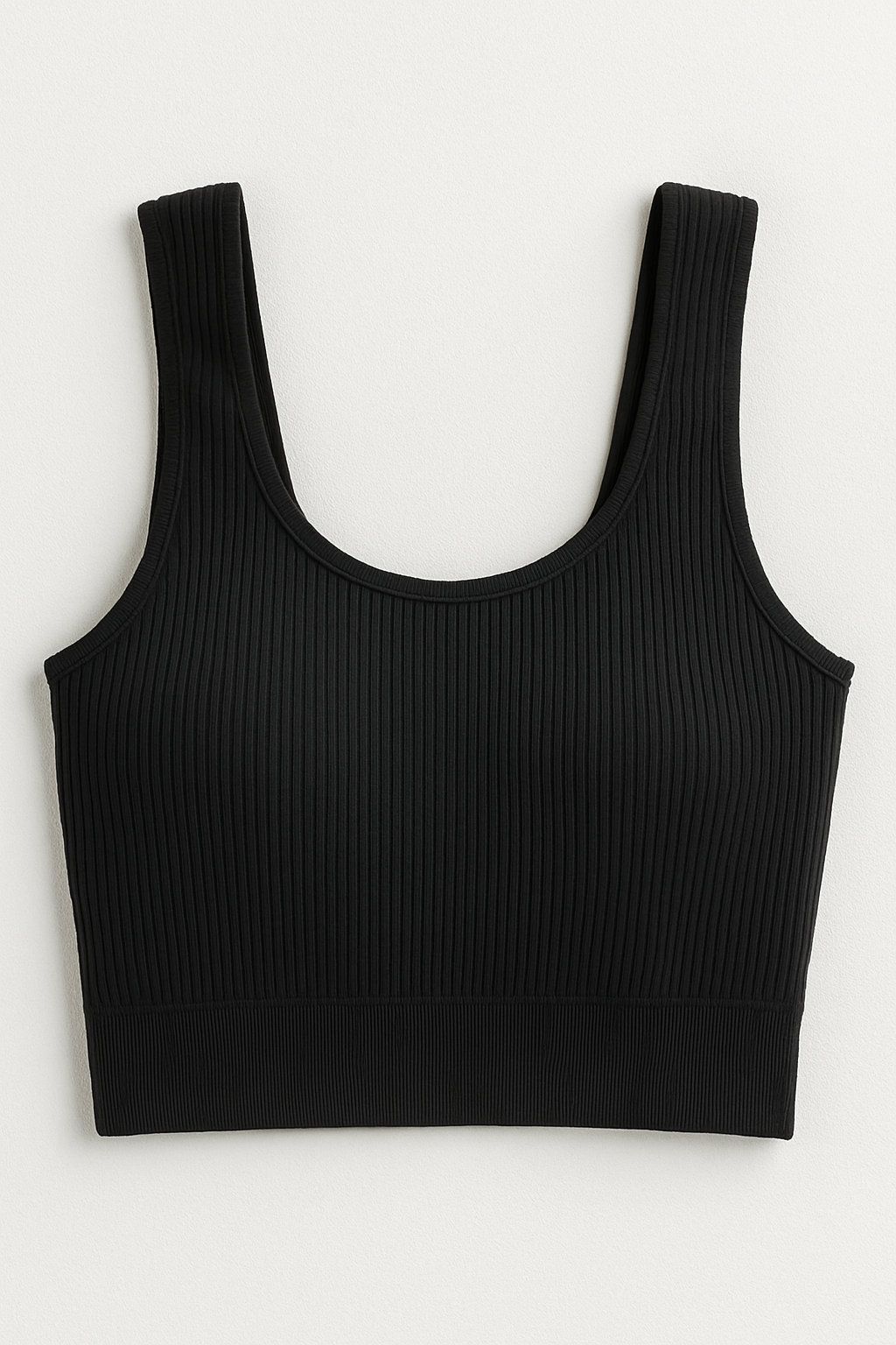 Seamless Ribbed Tank Bra